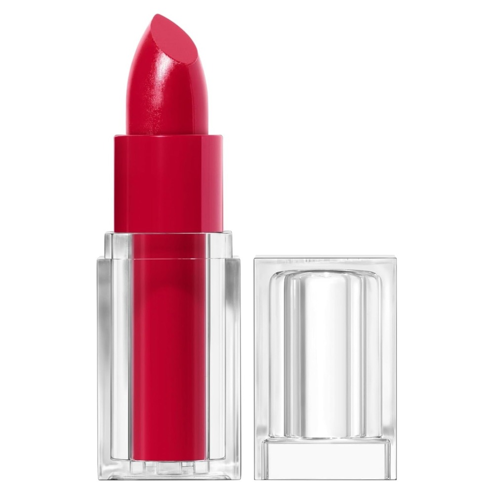 COVERGIRL Clean Lip Color, Satin Finish, Iconic ruby, 0.12 oz,